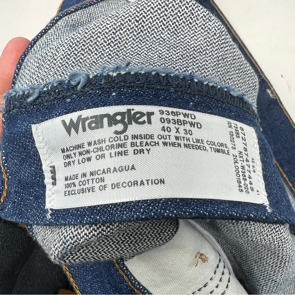 Men’s Wrangler 936PWD 40x30 Jeans‎